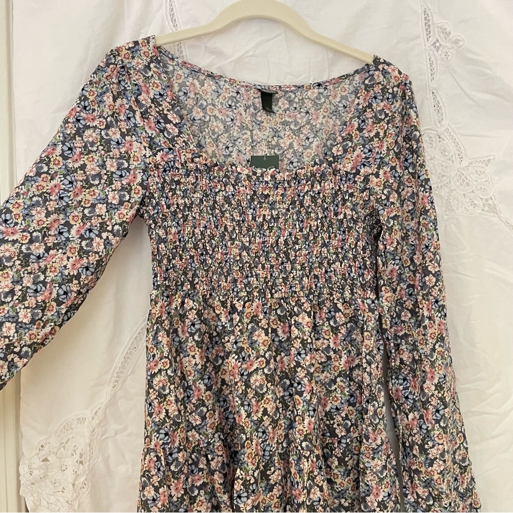 long sleeve floral dress!